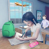 虚拟高中学校女孩游戏模拟器