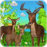 鹿模拟器：动物家庭